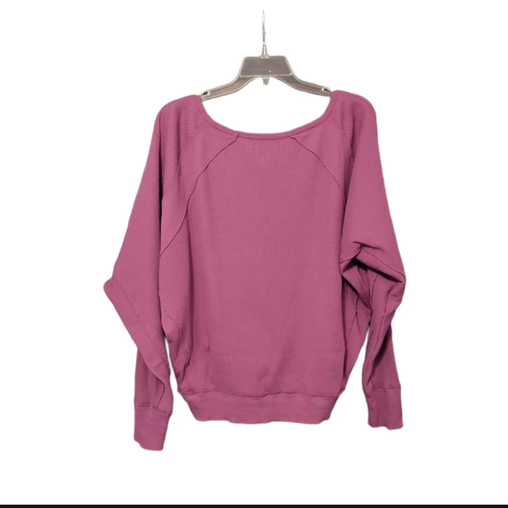 Free People   Women's Size M   Thermal Top   Mulberry - Picture 2 of 16